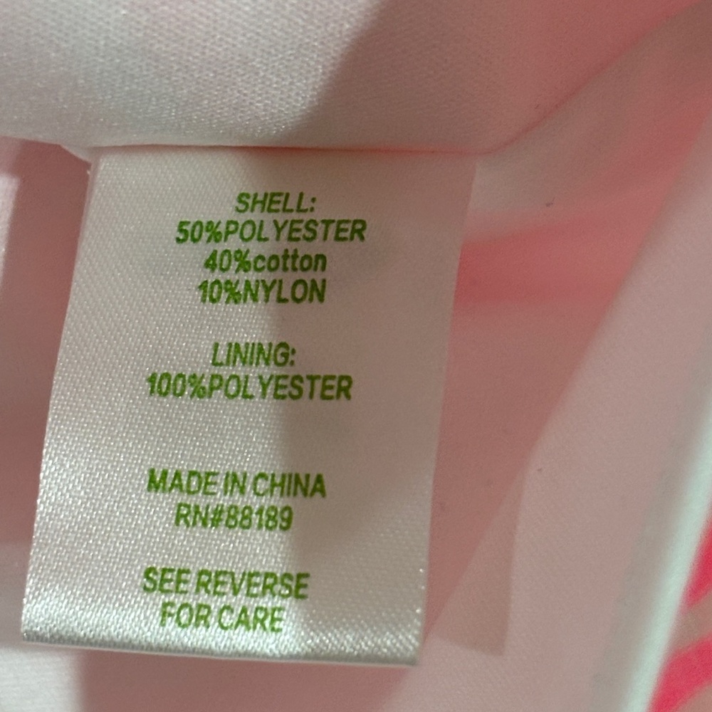 Lilly Pulitzer Briella Dress in Pink and White GEOMETRIC CAP SLEEVE SIZE SMALL - Picture 5 of 10